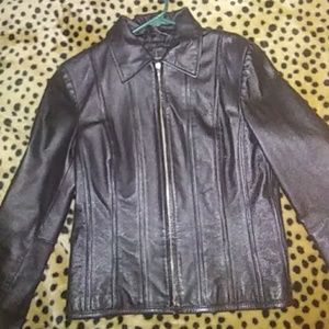Moda international leather jacket